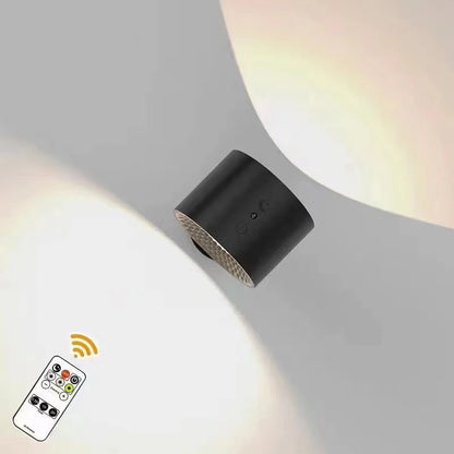 Applique murale LED rotative à 360° à double tête – Commande tactile et à distance